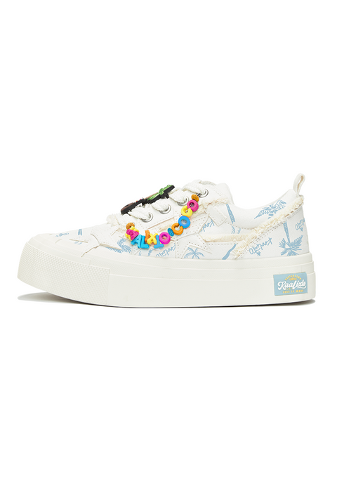 Star Canvas Shoes-Coconut Palm Variability - KAALIXTO