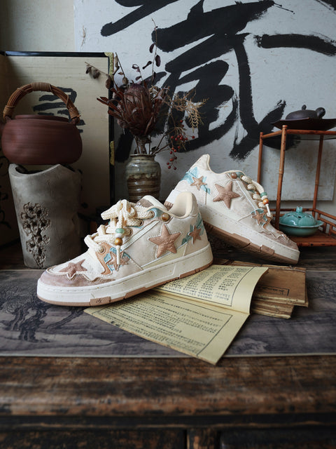 Star Sneakers-Qingming Festival Riverside Scene - KAALIXTO